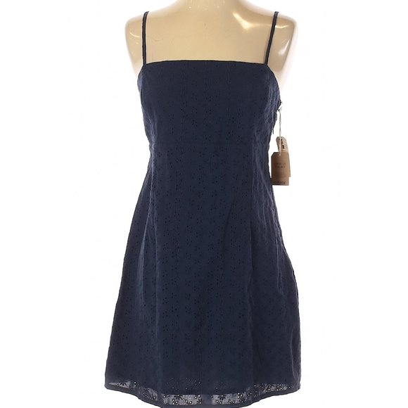 fit and flare eyelet dress